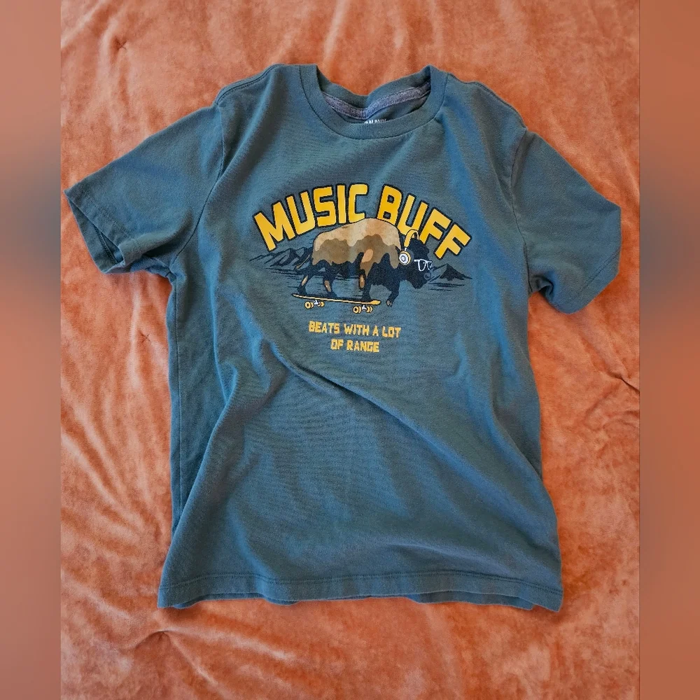 Old Navy Kids' Blue Graphic Shark Tee